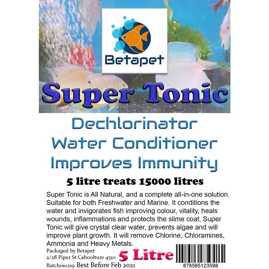 Betapet Super Tonic 5 Litre All-In-One Water Conditioner