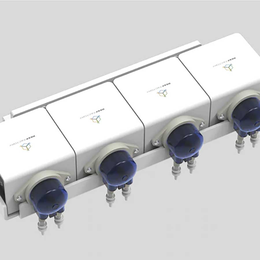 Reef Factory Dosing Pump Holder (Can hold up to 4 individual units) - Includes 4 way Power Splitter