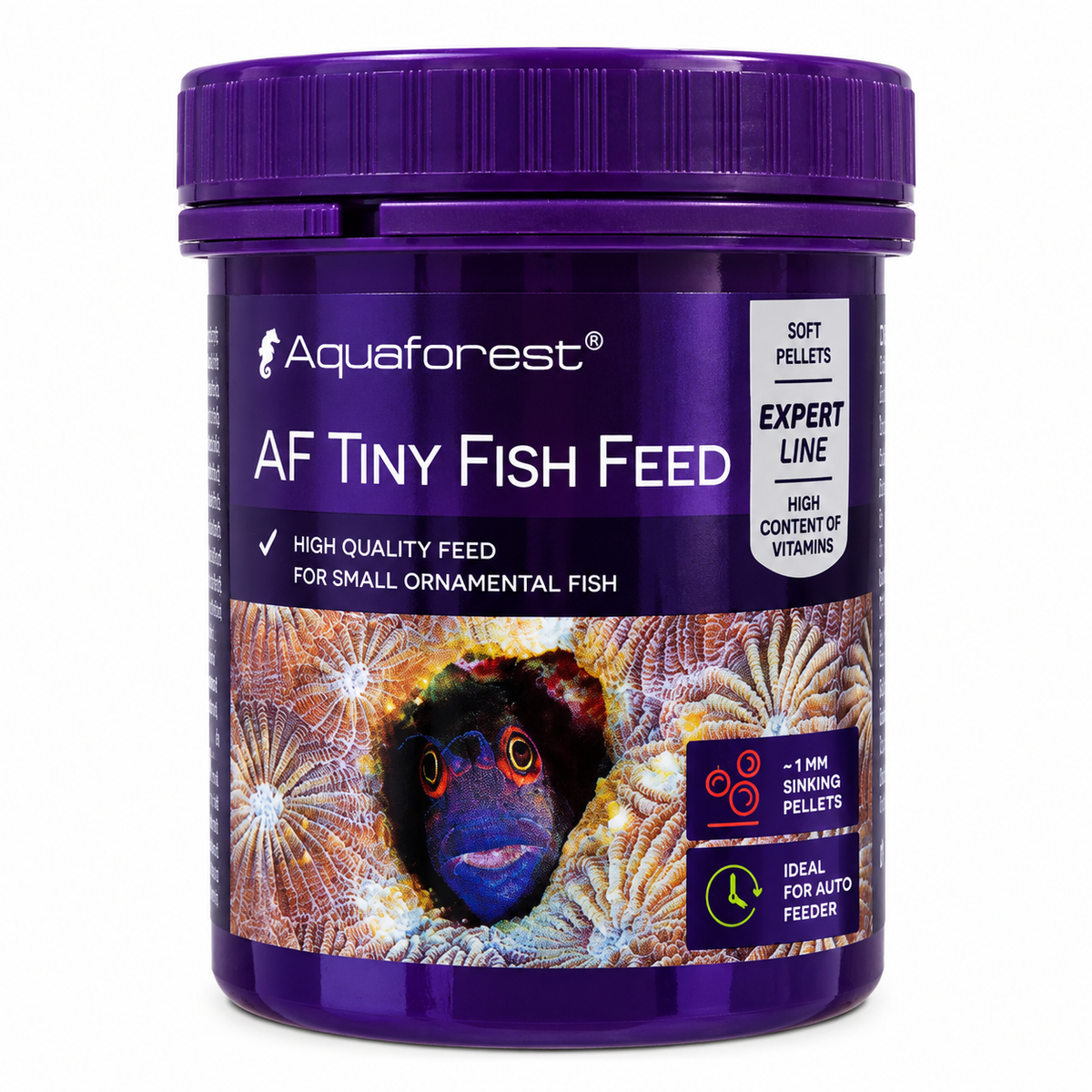 Aquaforest 120g Tiny Fish Feed Food 1mm Pellet