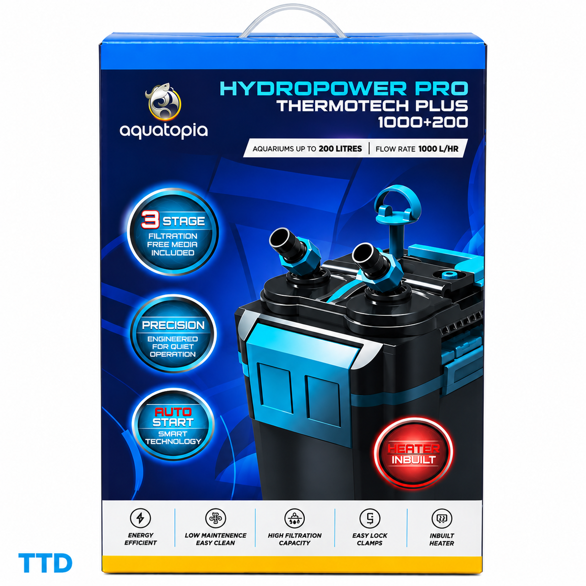 Aquatopia Hydropower Pro Thermotech plus 1000 + 200 **