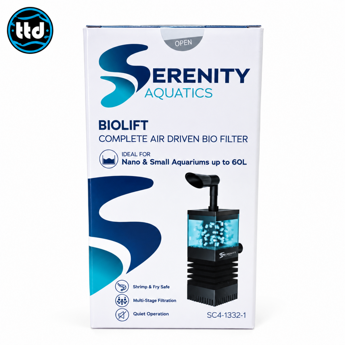 Serenity BioLift Complete Air Driven Bio Filter
