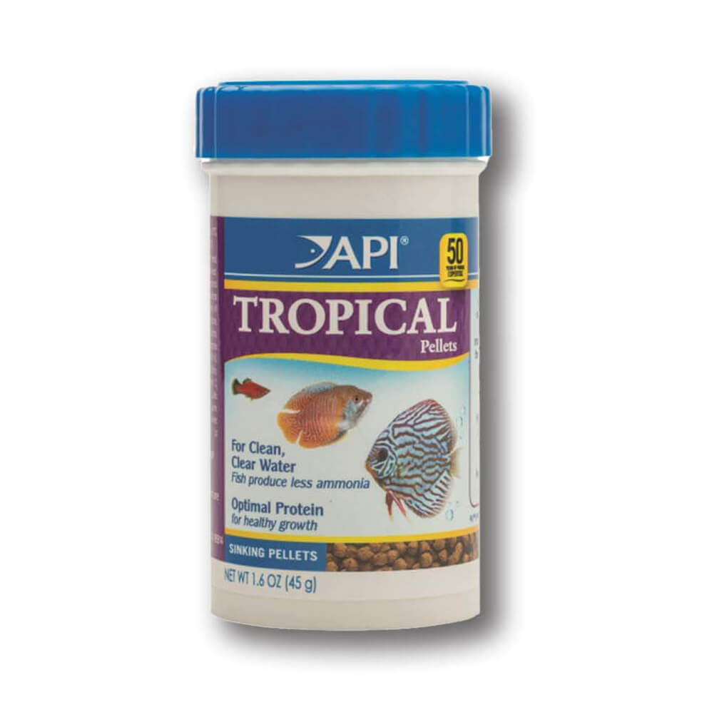 API Tropical Pellets 45g Fish Food - Sinking Pellet