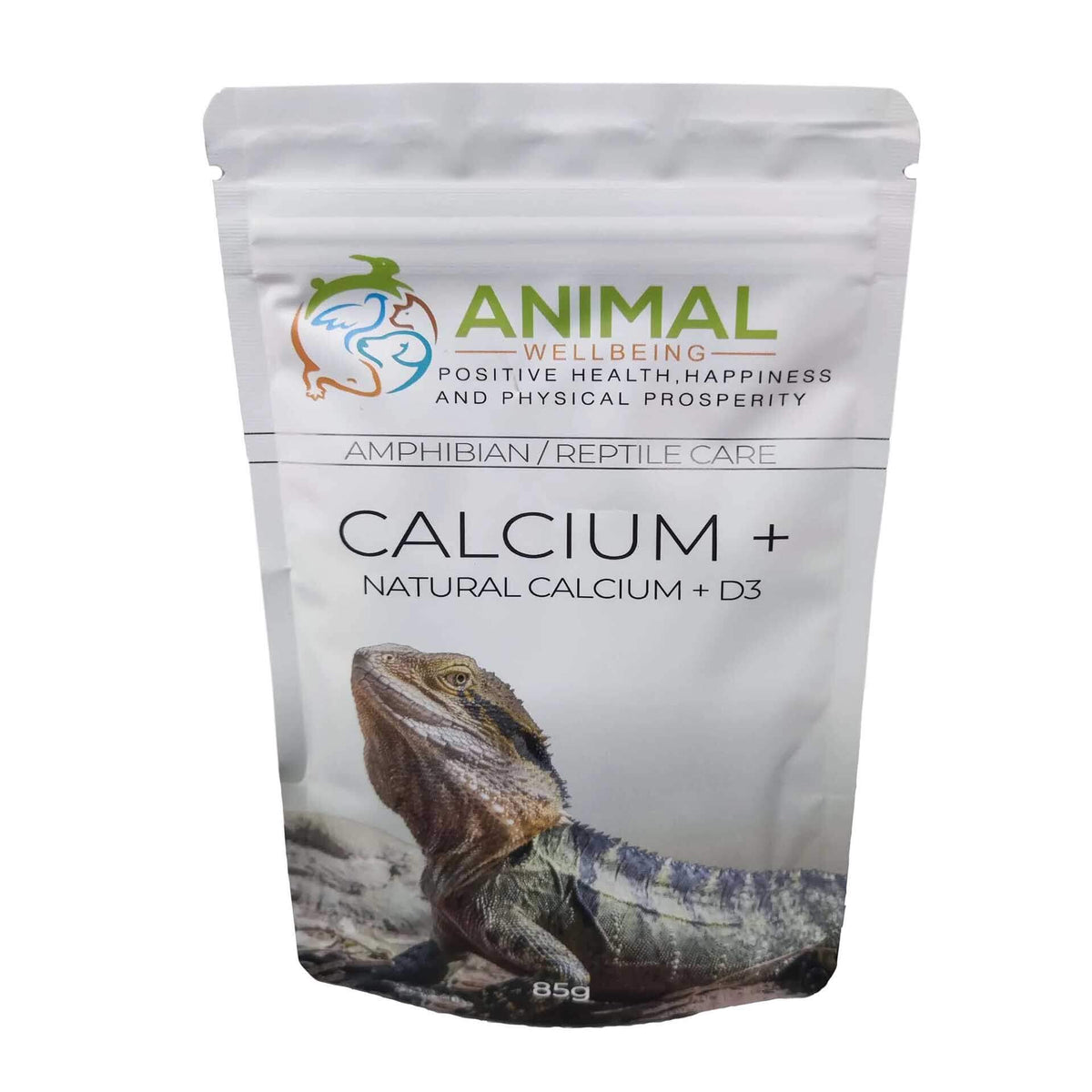 Animal Wellbeing Calcium+ Reptile Calcium & D3 Supplement 85g