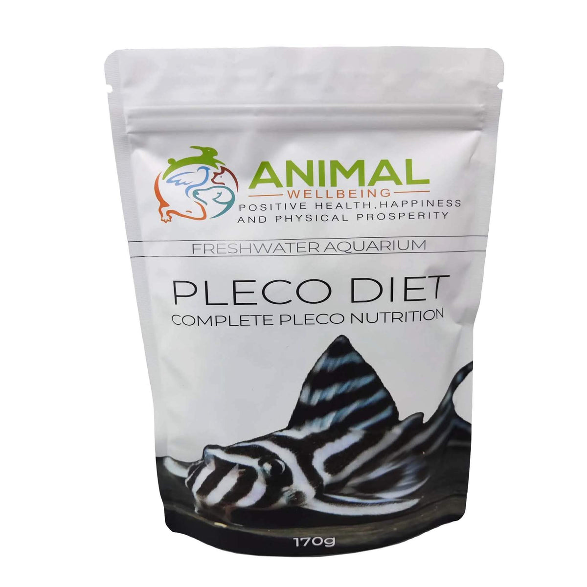 Animal Wellbeing Pleco Diet - Complete Pleco Nutrition Food Supplement 170g