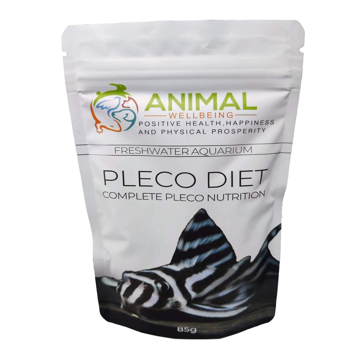 Animal Wellbeing Pleco Diet - Complete Pleco Nutrition Food Supplement 85g