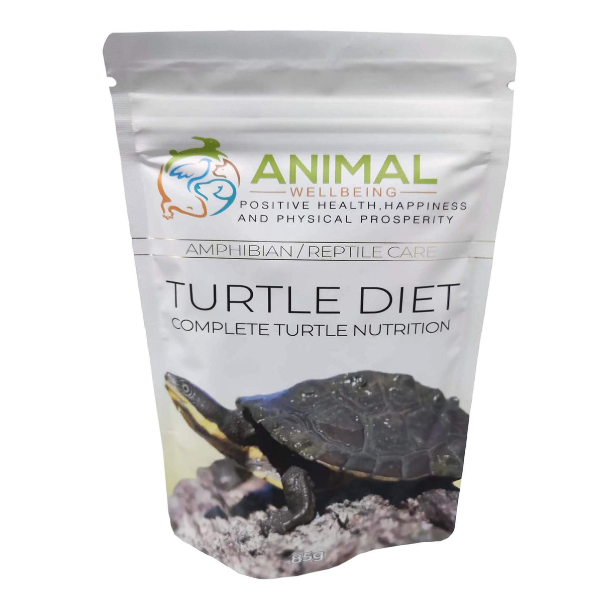Animal Wellbeing Turtle Diet - Complete Turtle Nutrition Food Supplement 85g