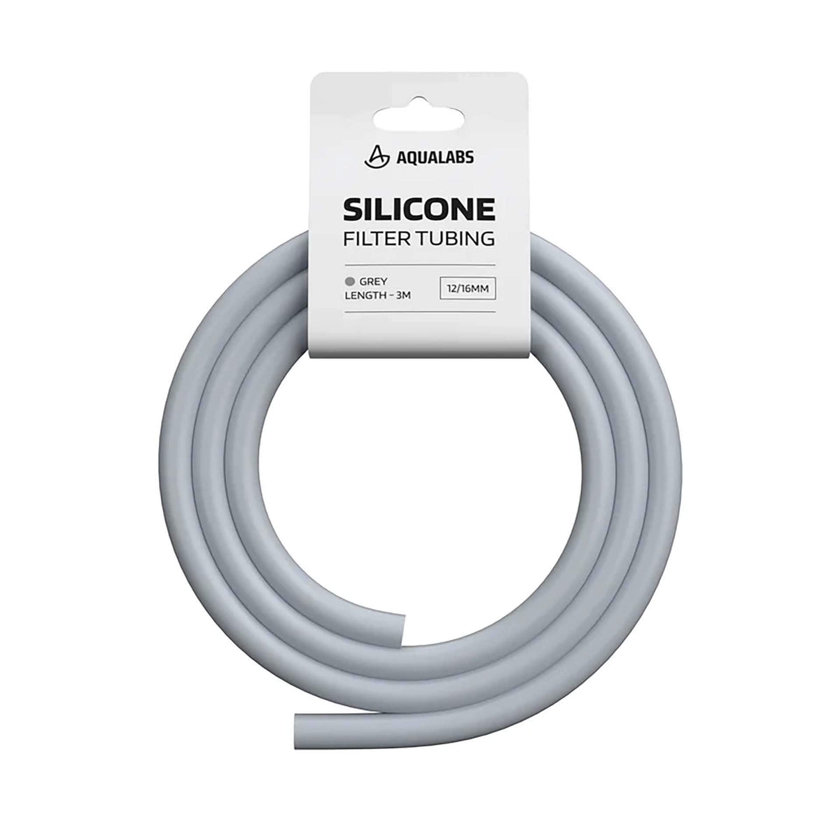 AquaLabs Silicone Filter Tubing 12/16 Grey (3m)**