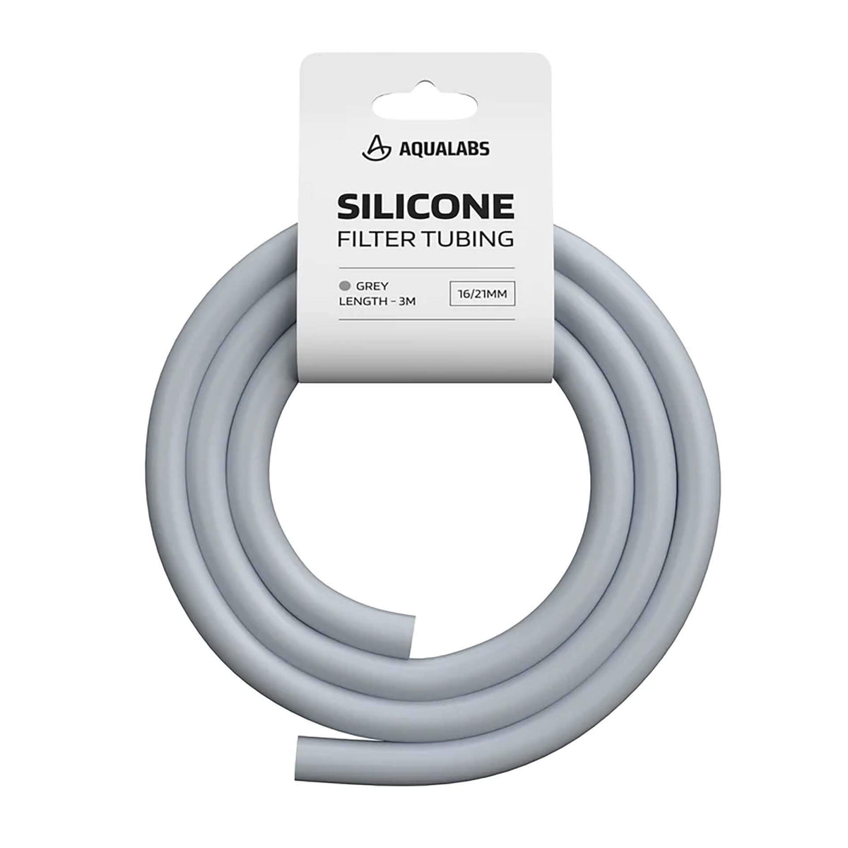AquaLabs Silicone Filter Tubing 16/21 Grey (3m)**