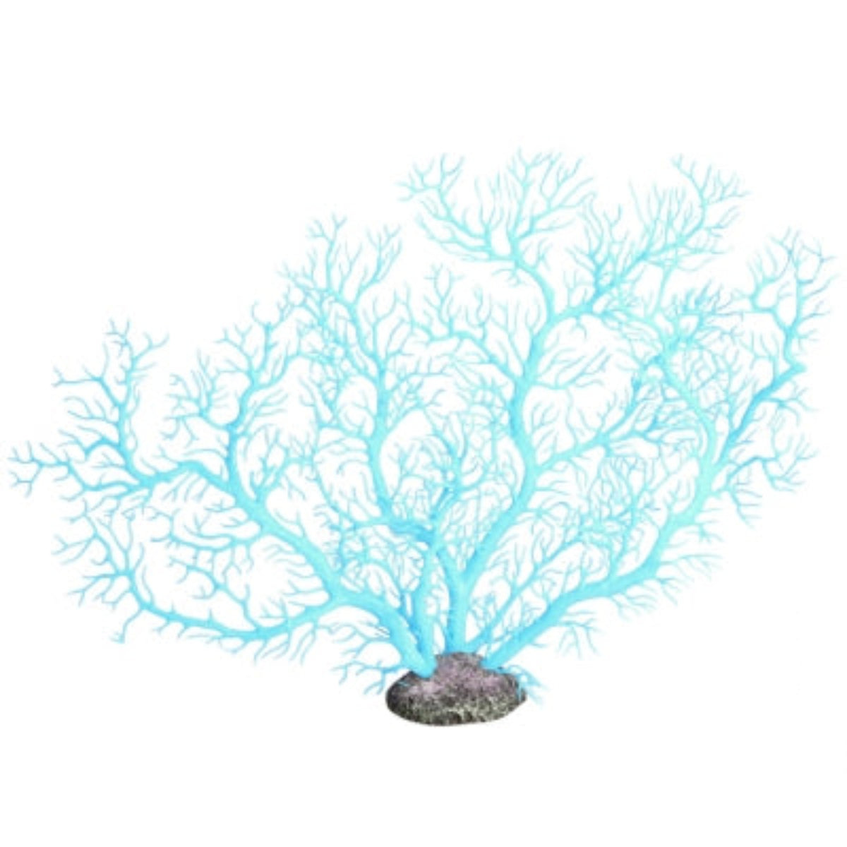 Aqua One Copi Coral Fan Blue 42.5 x 9.5 x 34.5cm - Blue Coral Ornament