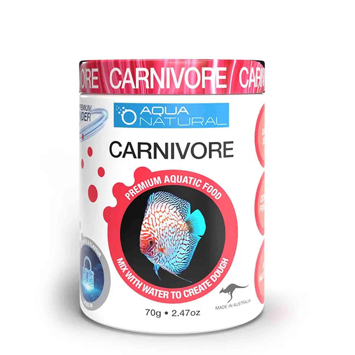 Aqua Natural Carnivore Dough Mix 70G