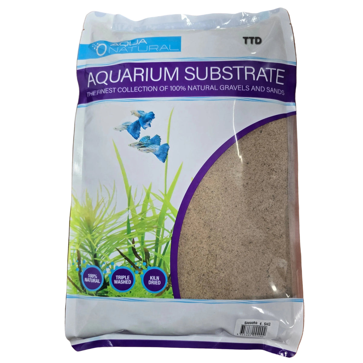 Aqua Natural Sahara Gold Quartz Sand 4.5kg **