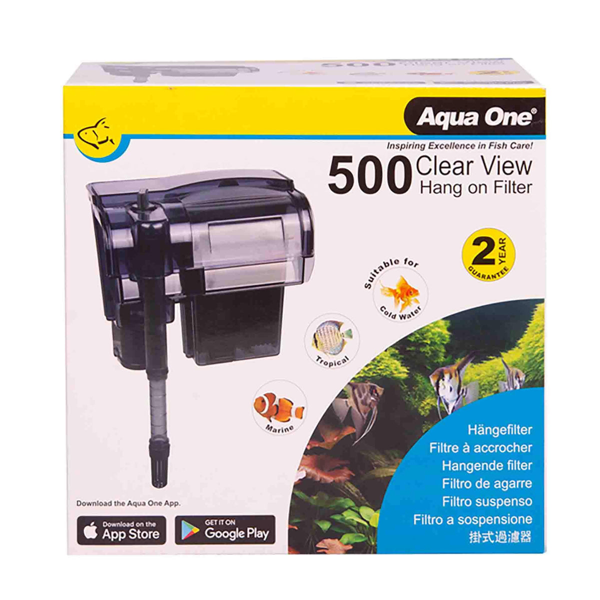Aqua One ClearView 500 Hang On Filter