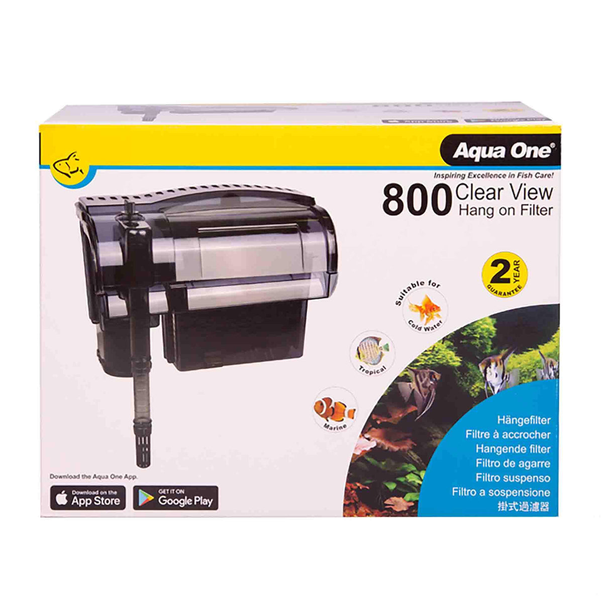Aqua One ClearView 800 Hang On Filter**