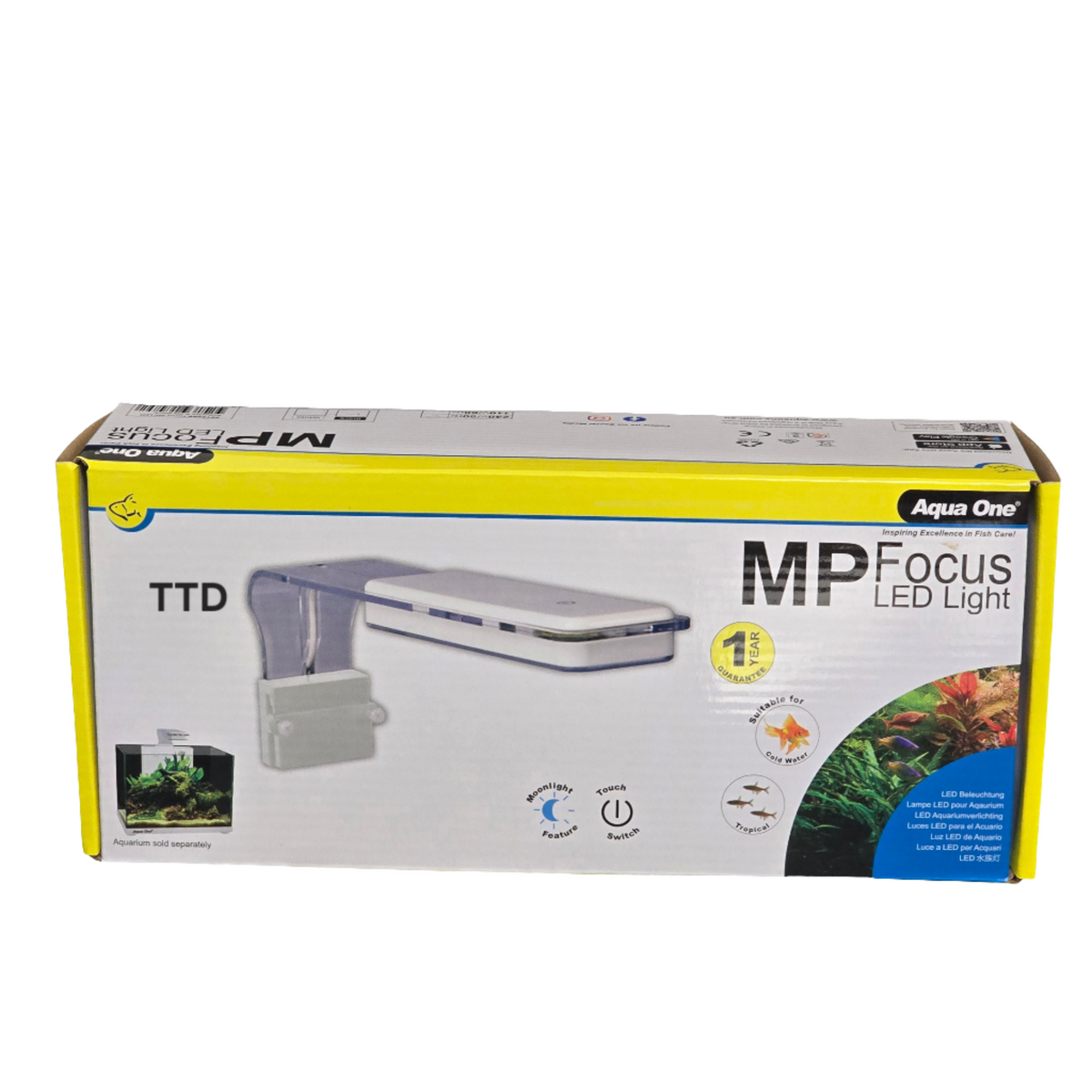 Aqua One Focus MP LED Reflector 8.2W Black