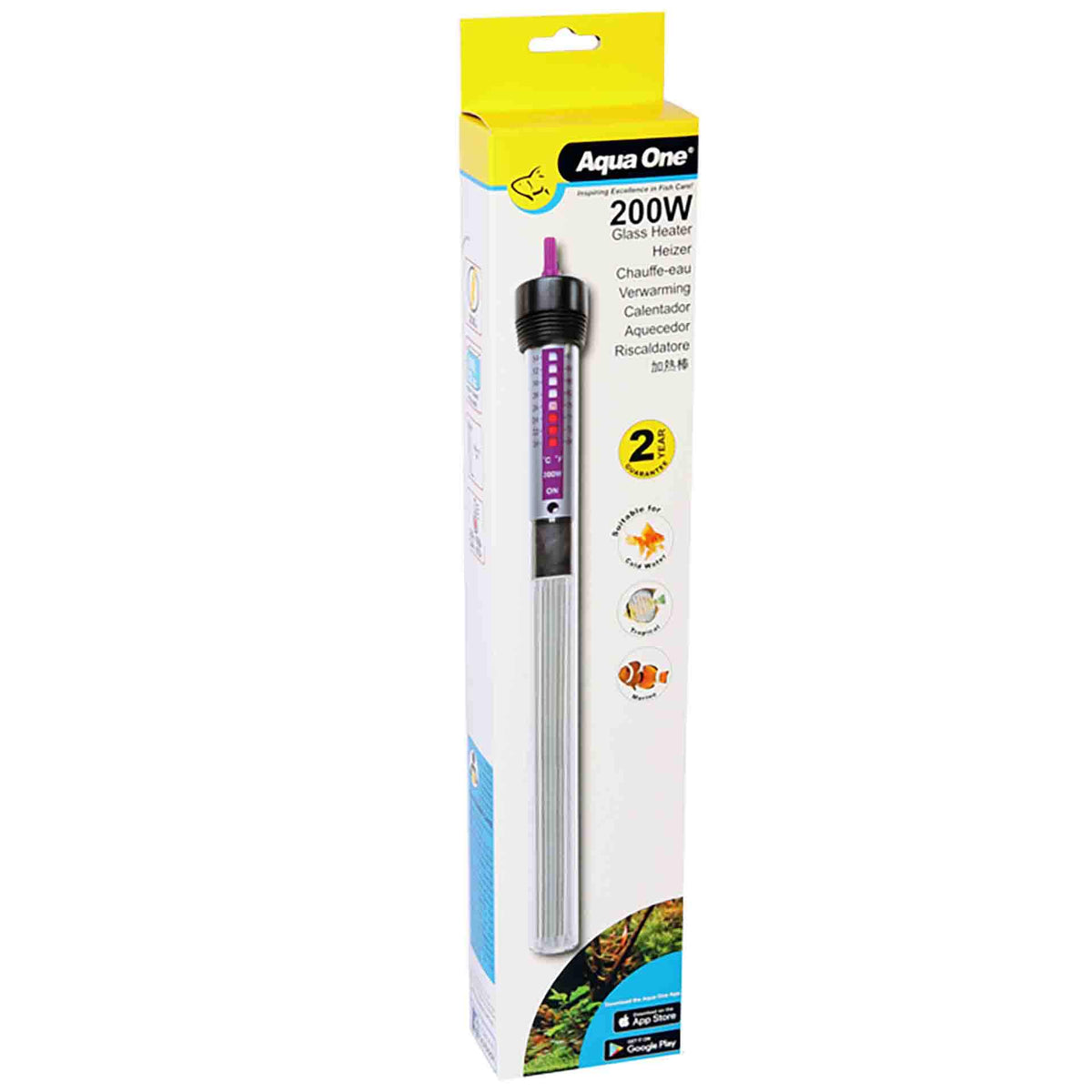 Aqua One Heater 200W Glass 30cm**