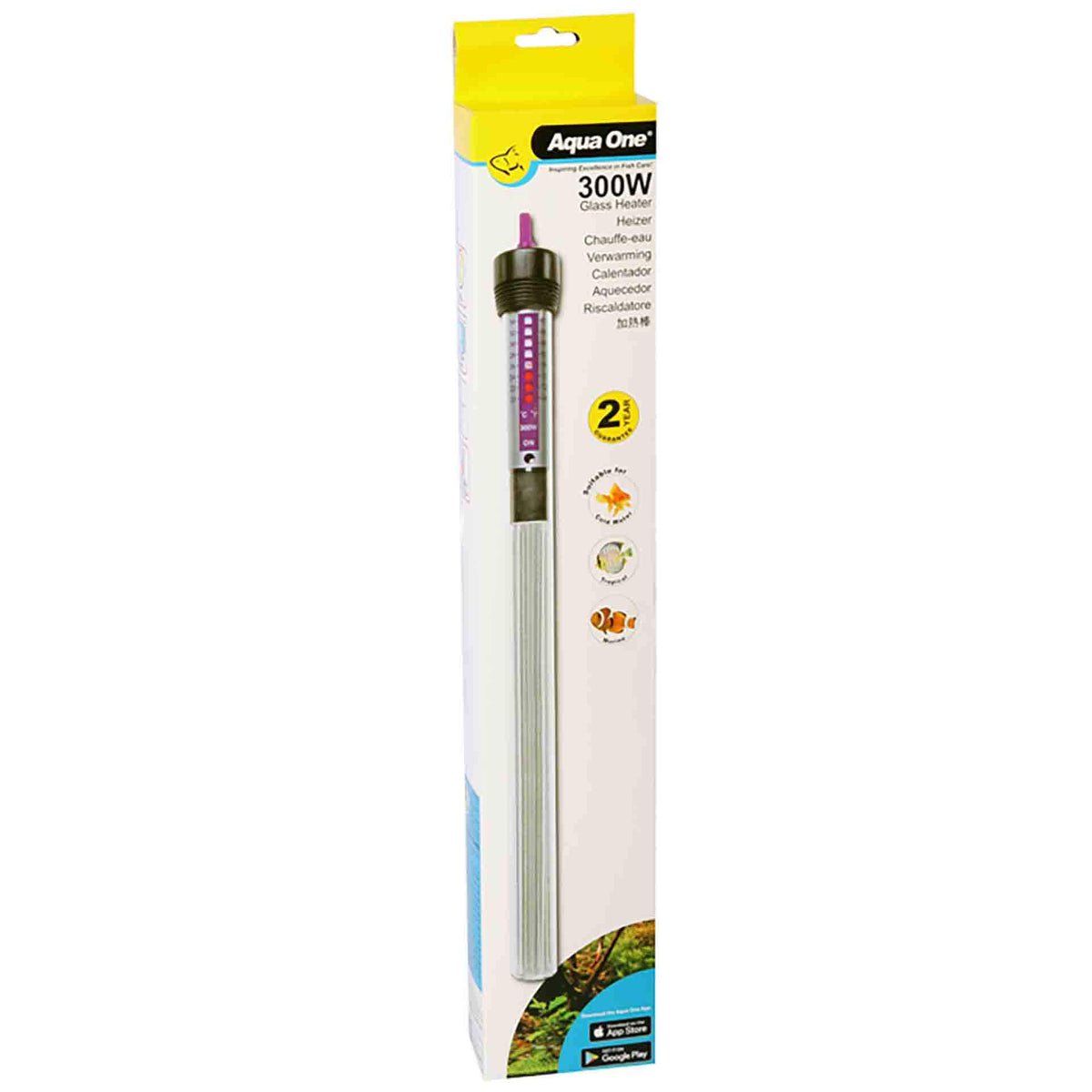 Aqua One Heater 300W Glass 35.5cm**