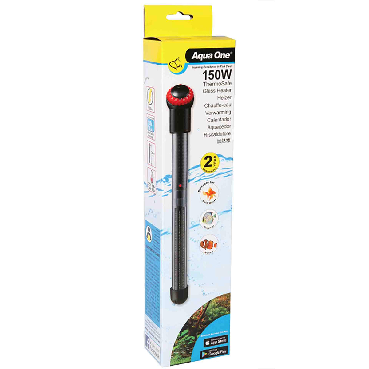 Aqua One Heater ThermoSafe 150W 30cm**