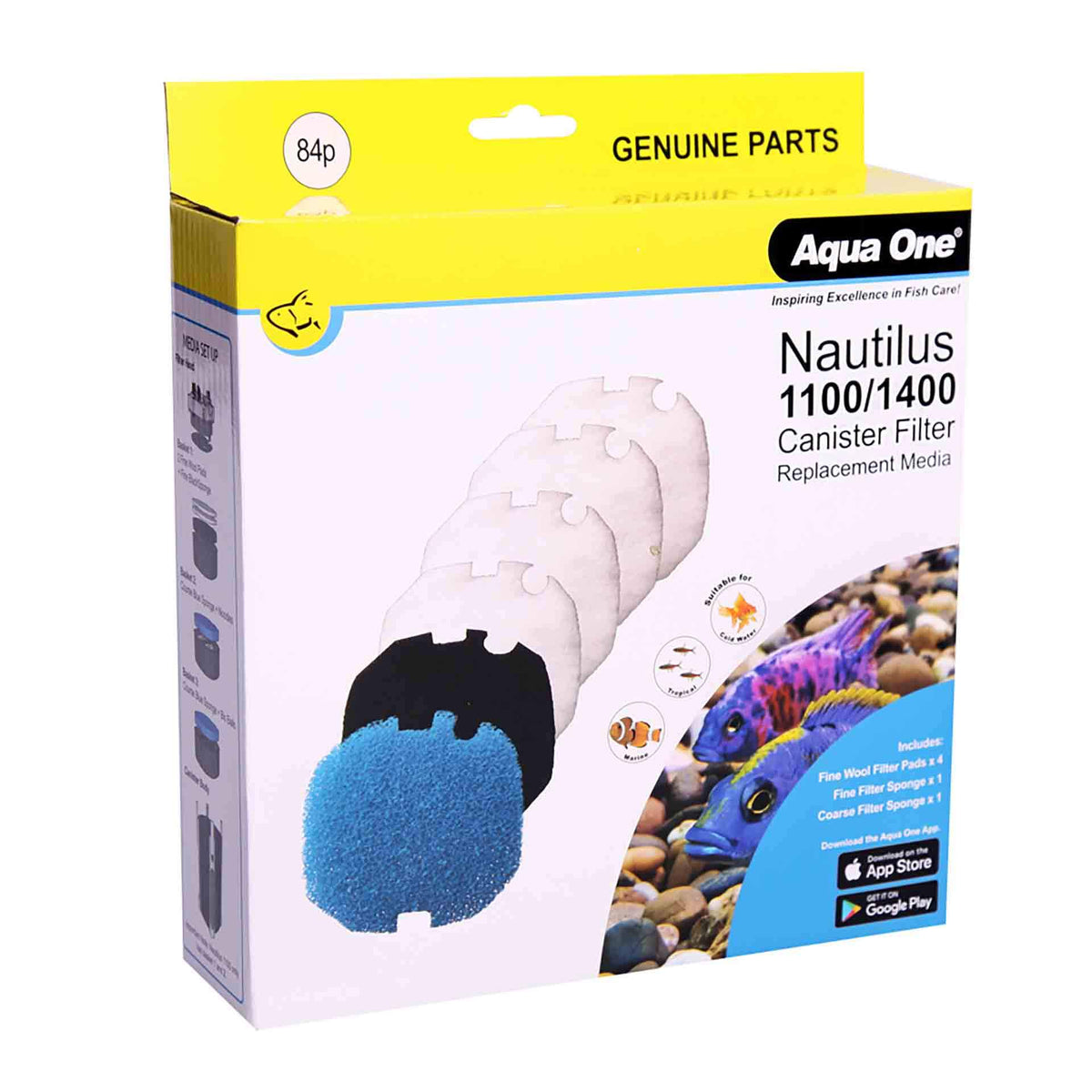 Aqua One Media Set 84P - Nautilus 1100/1400