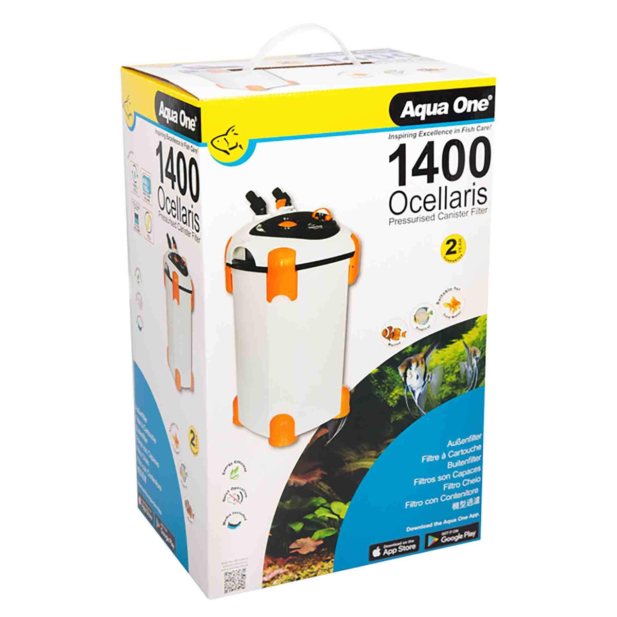 Aqua One Ocellaris 1400lph Canister Filter**