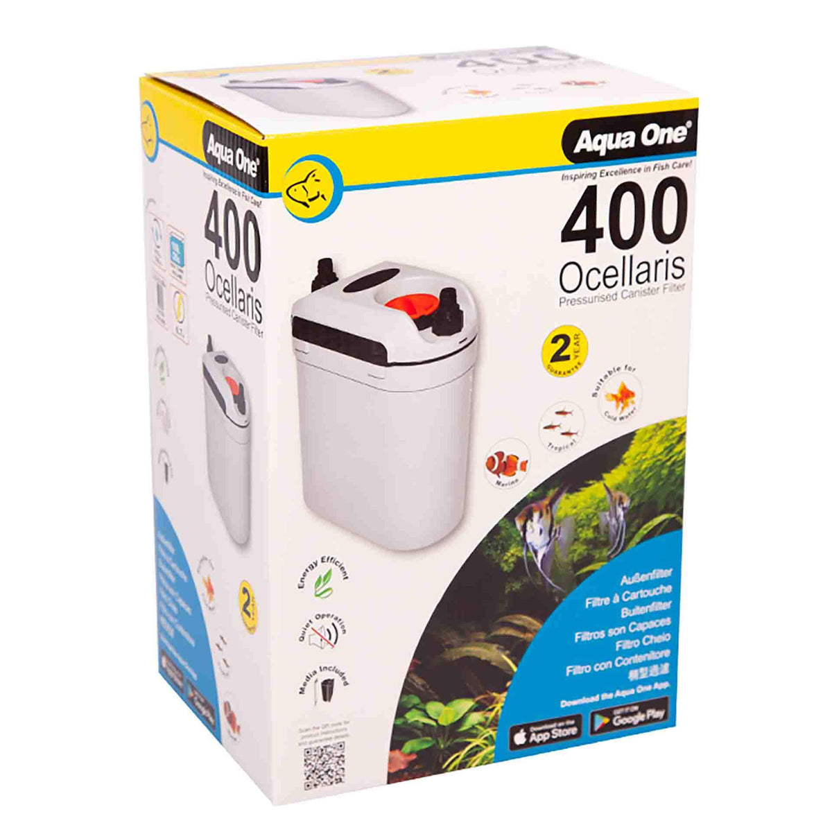 Aqua One Ocellaris 400lph Canister Filter**