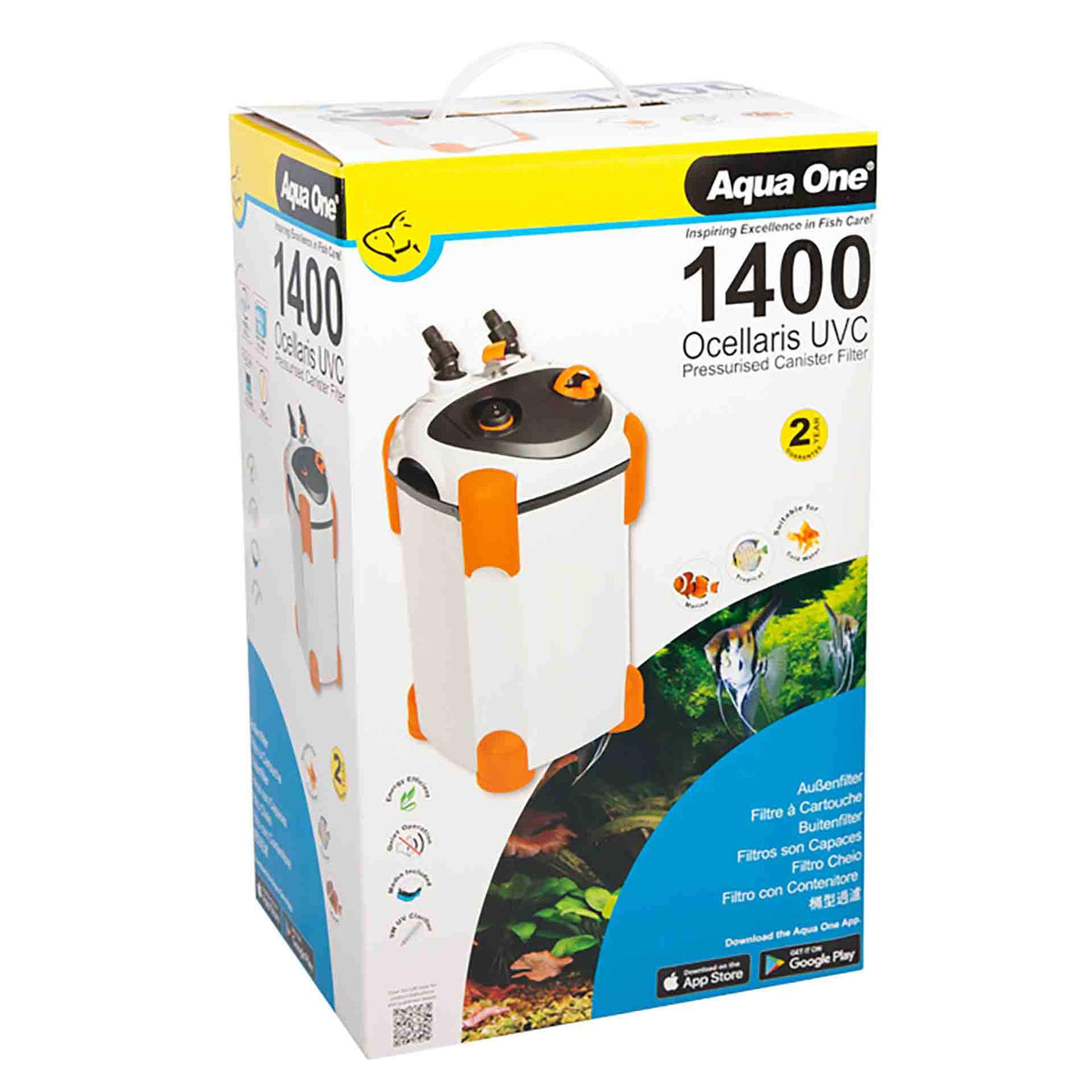 Aqua One Ocellaris with UVC 1400lph Canister Filter**