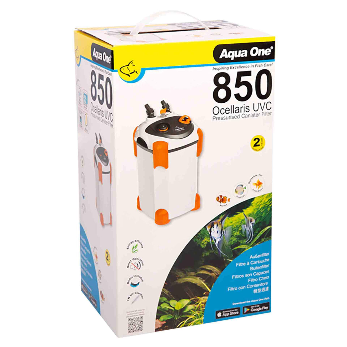 Aqua One Ocellaris with UVC 850lph Canister Filter**