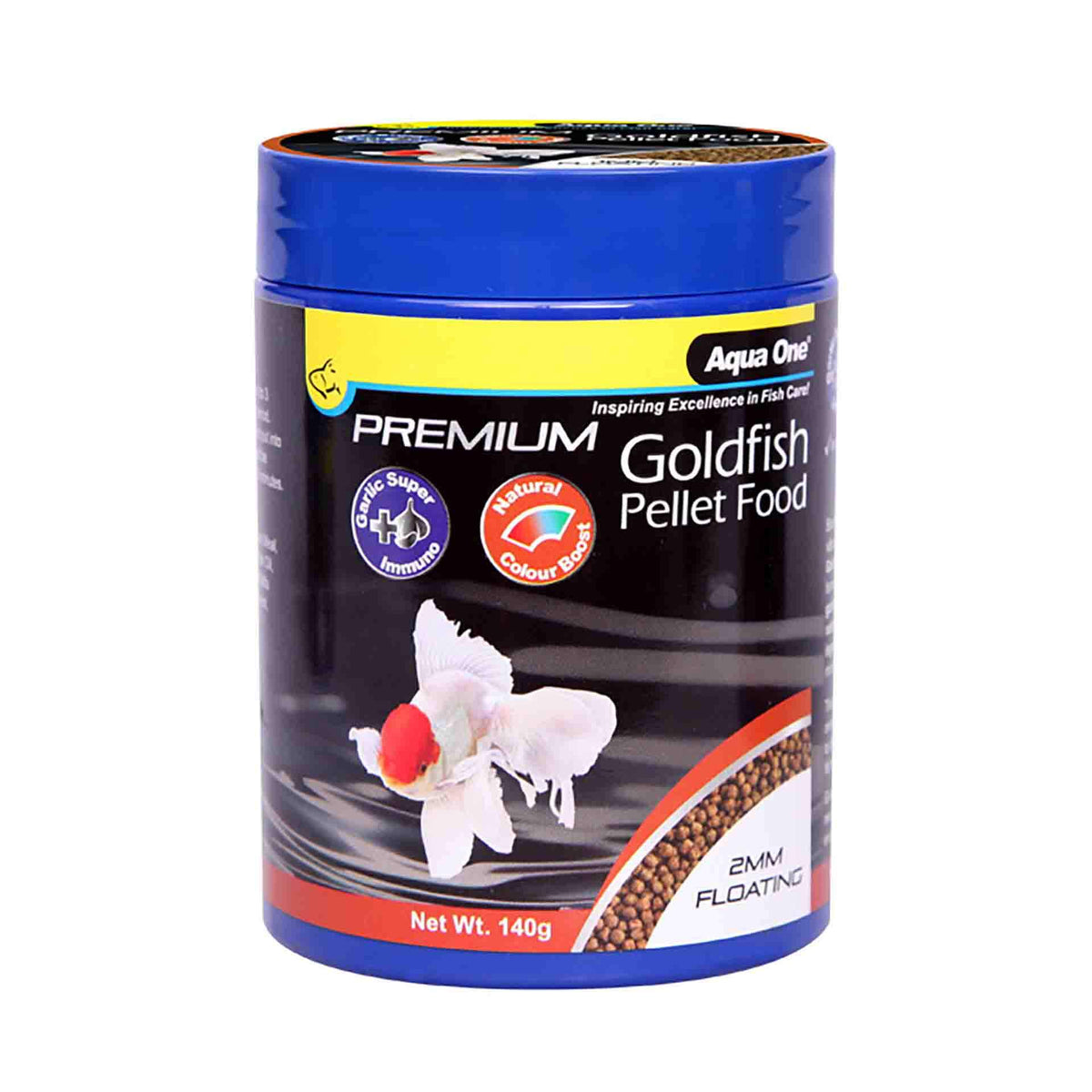 Aqua One Premium Goldfish Floating Pellet Food (1mm) 140g