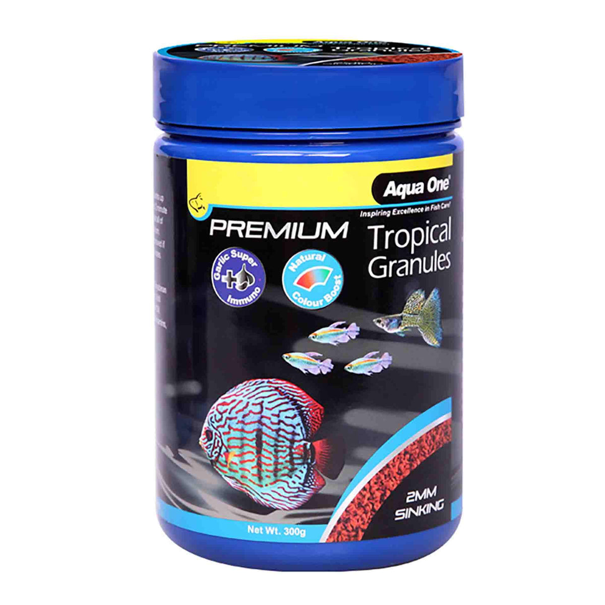 Aqua One Premium Tropical Sinking Granules (2mm) 300g