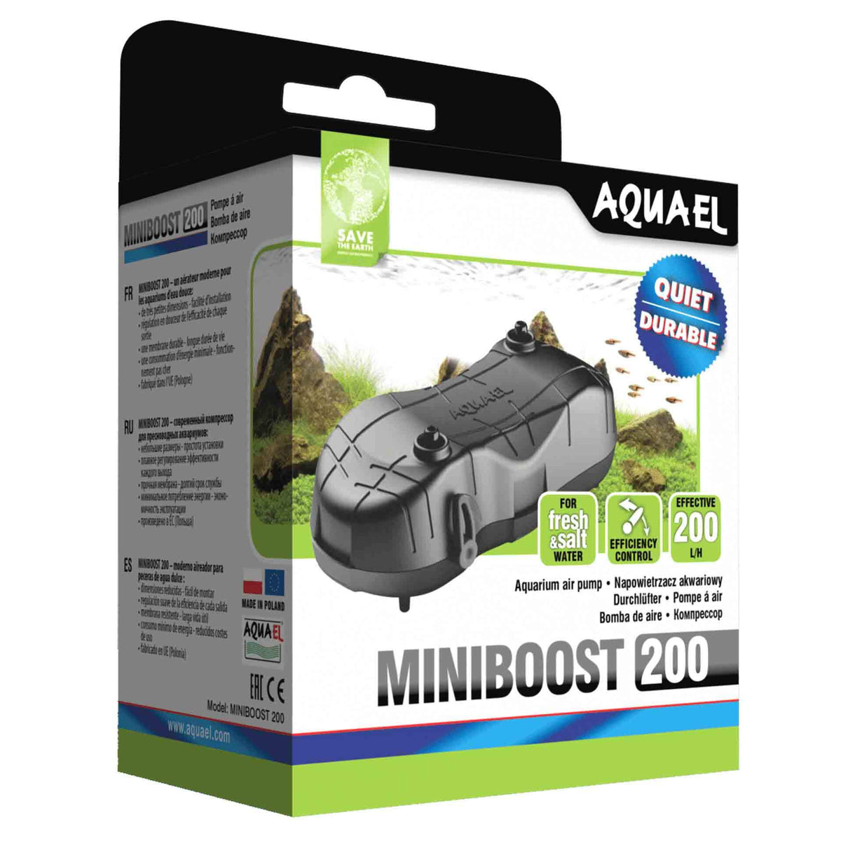 Aquael Miniboost 200 Air pump 3W