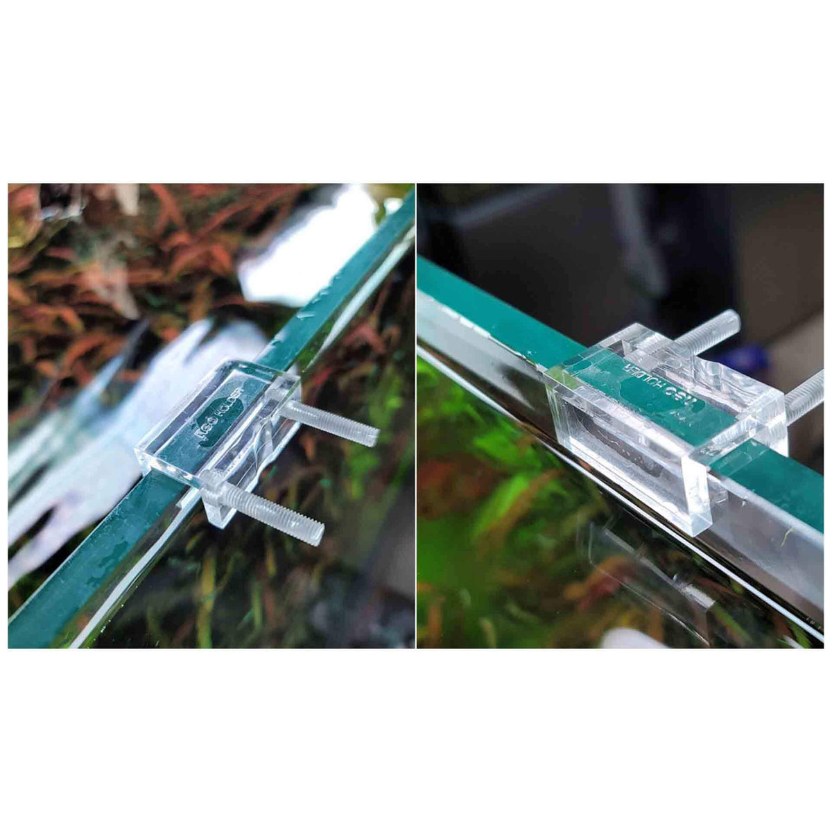 Aquario Neo acrylic holder for inlet and outlet (up to 18mm diameter)