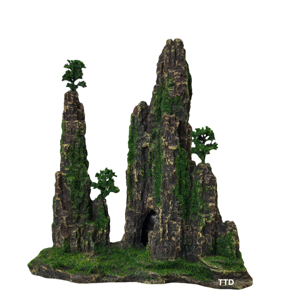 Aquatopia Mountain with Moss Ornament