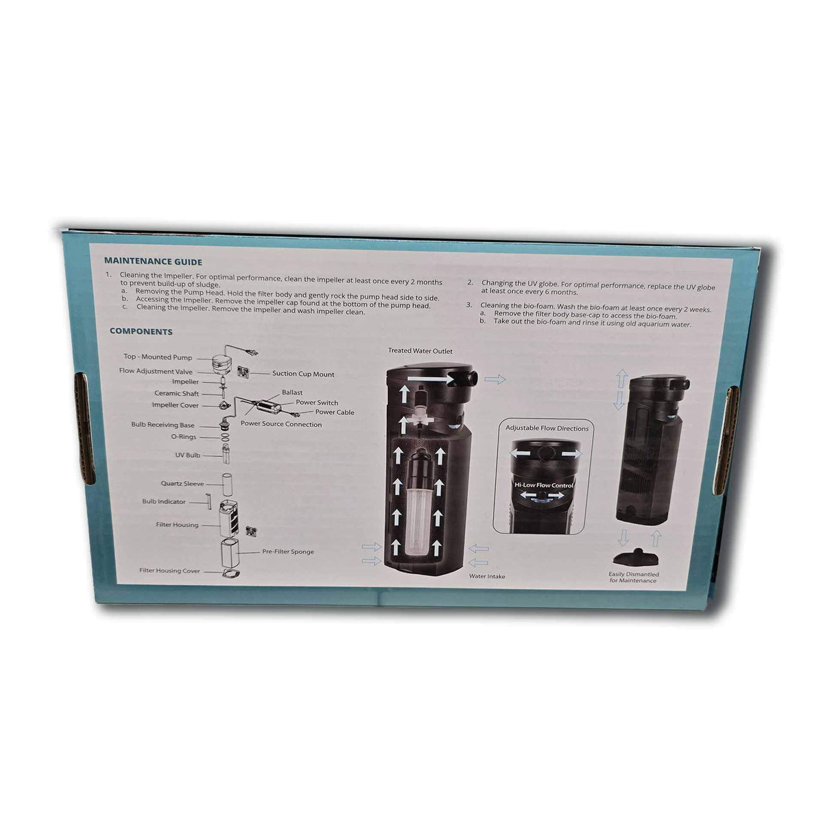 Bioscape Smart UVC 7w Internal Filter - 500lph