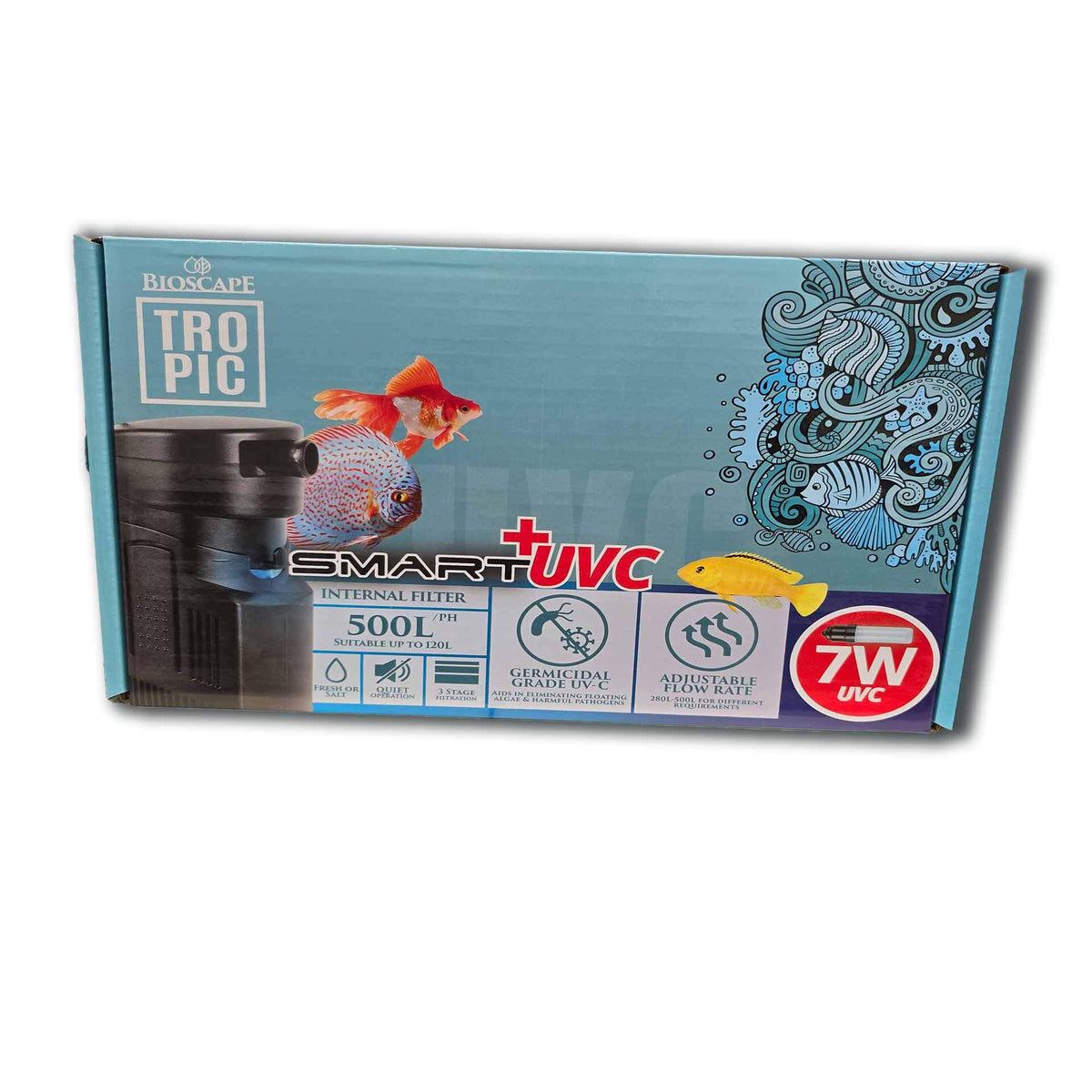 Bioscape Smart UVC 7w Internal Filter - 500lph