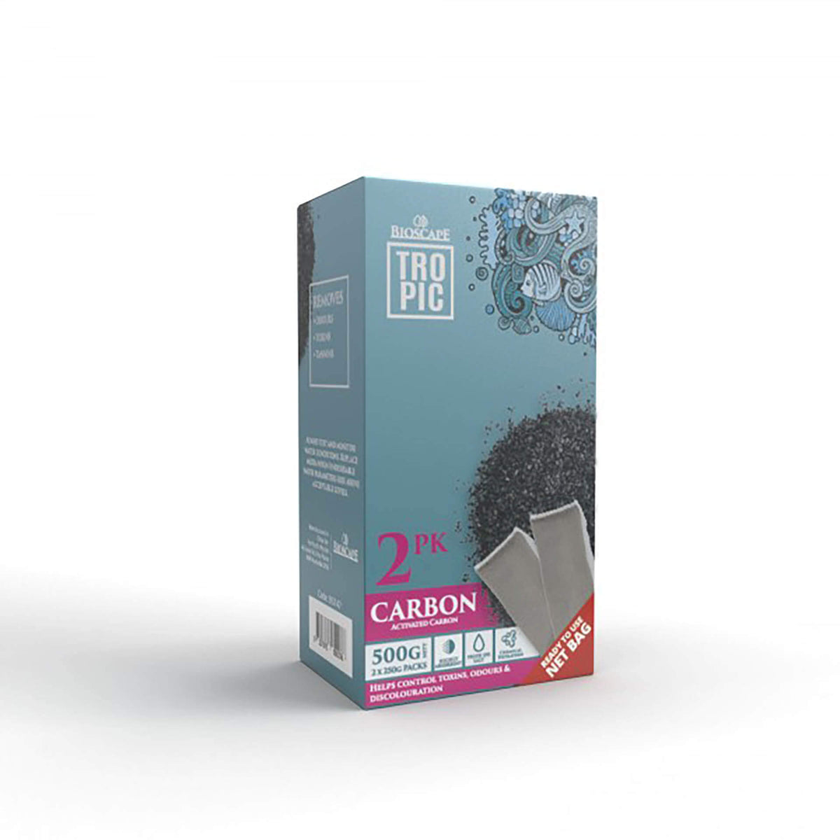 Bioscape Premium Carbon Pouches 500g (2 x 250g)