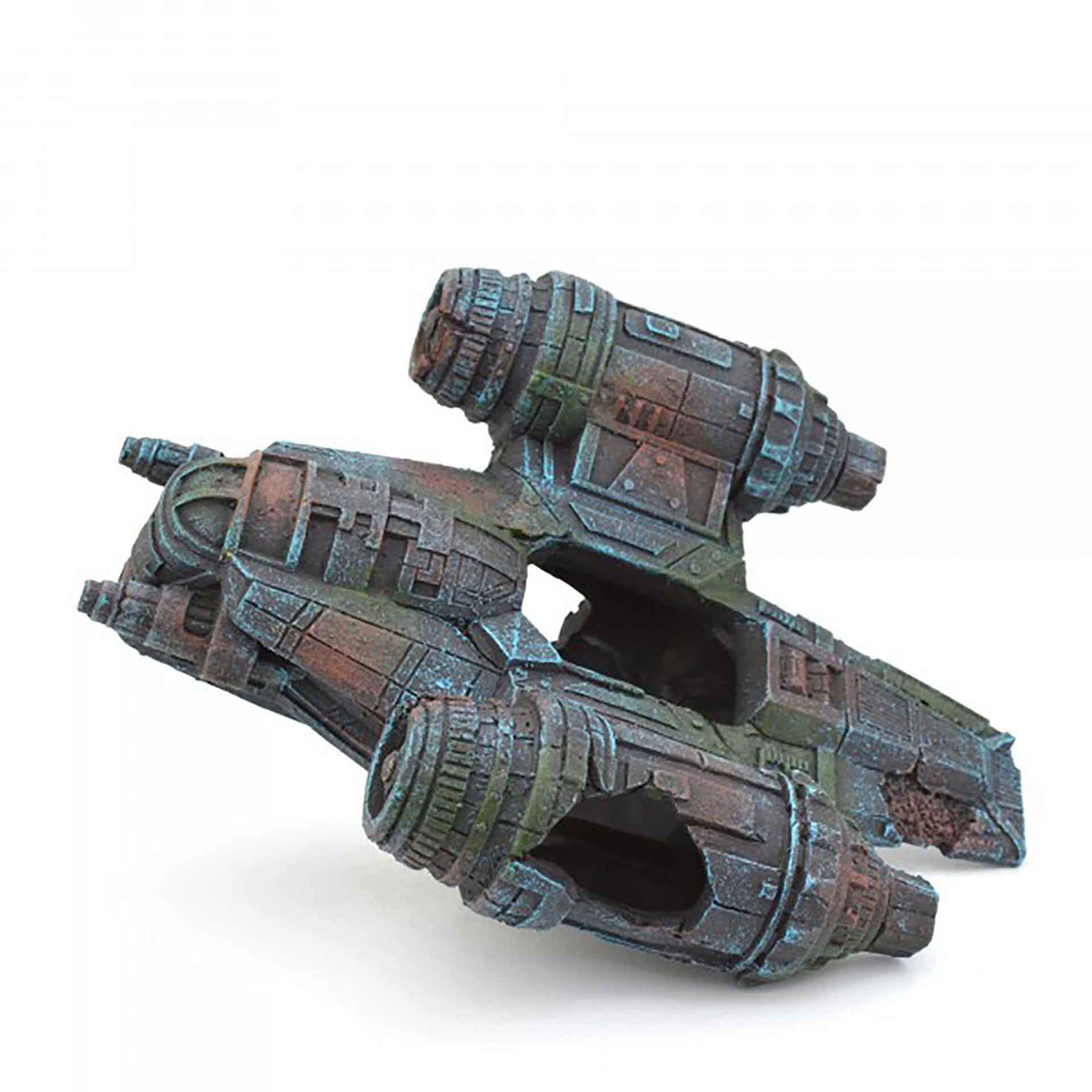 Bioscape - Downed Starfighter - 24 x 16cm Aquarium Ornament