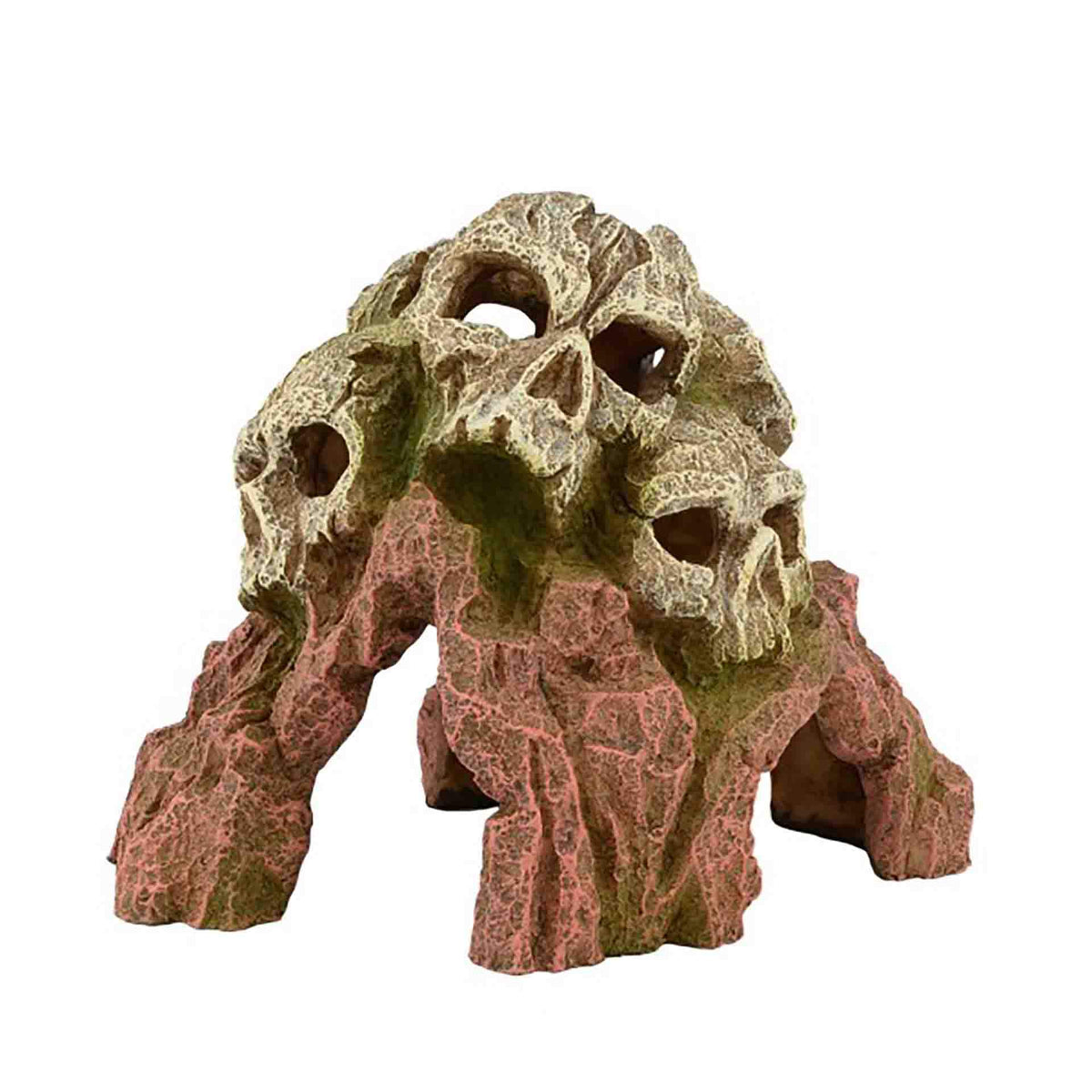 Bioscape - Triple Skull Mountain - 18 x 14cm Aquarium Ornament