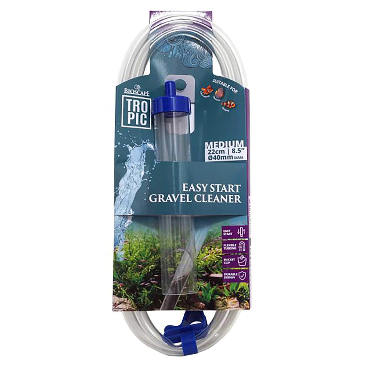 Bioscape Easy Start Gravel Cleaner Medium 22cm x 4cm