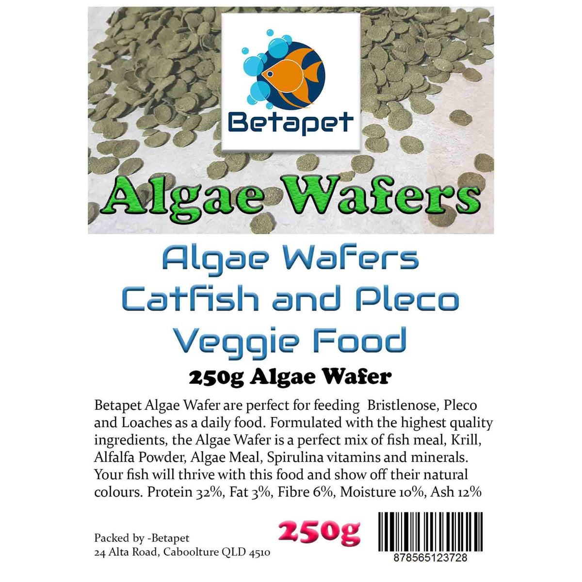 Betapet 250g Algae Wafer Fish Food