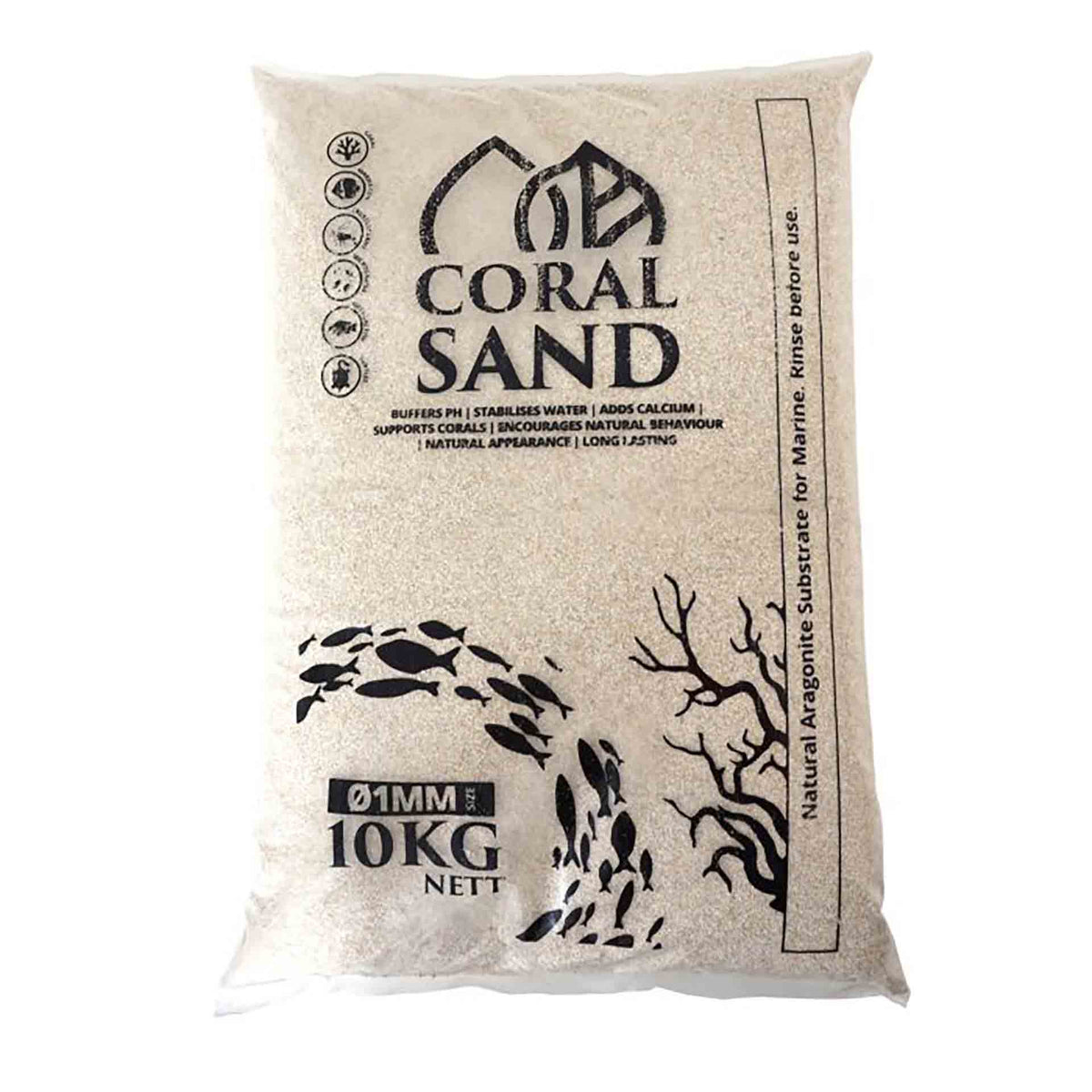 Bioscape Coral Sand 10kg Bag 1mm Diameter **