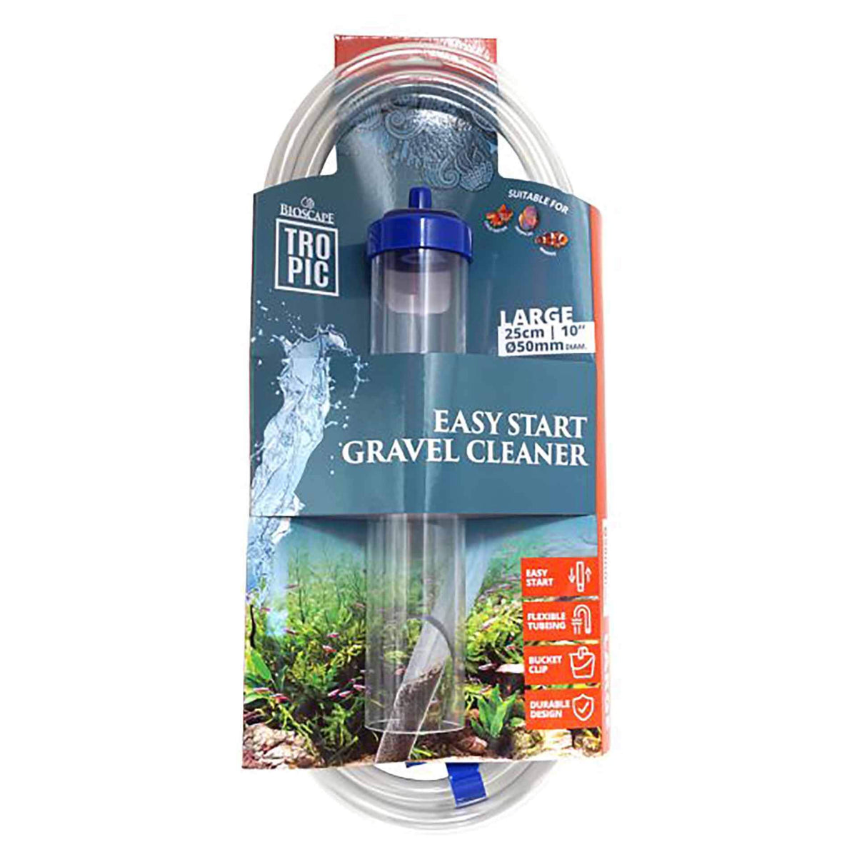 Bioscape Easy Start Gravel Cleaner Large 25cm x 5cm