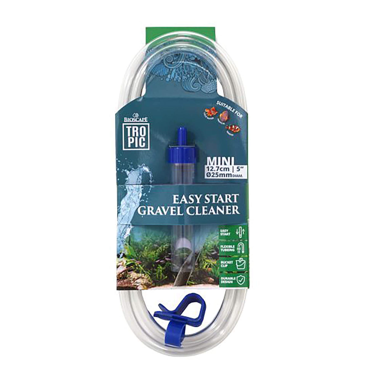 Bioscape Easy Start Gravel Cleaner Mini 12.7 x 2.5cm