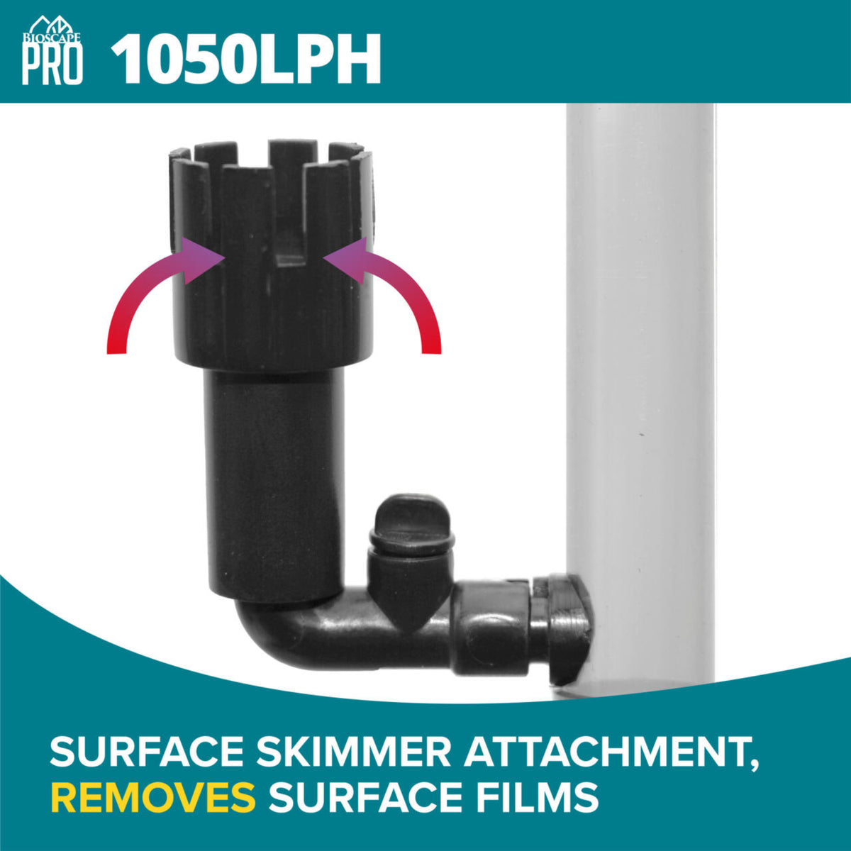 Bioscape PRO 'Easy Clean' Canister Filter with Heater 1050lph