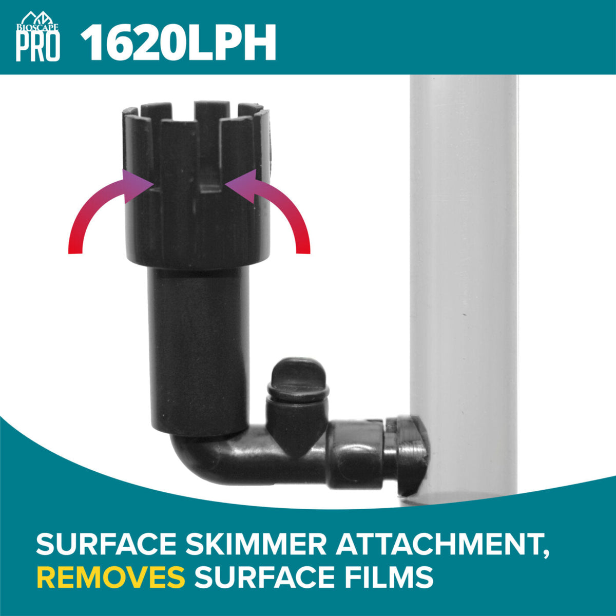 Bioscape PRO 'Easy Clean' Canister Filter with Heater 1620lph