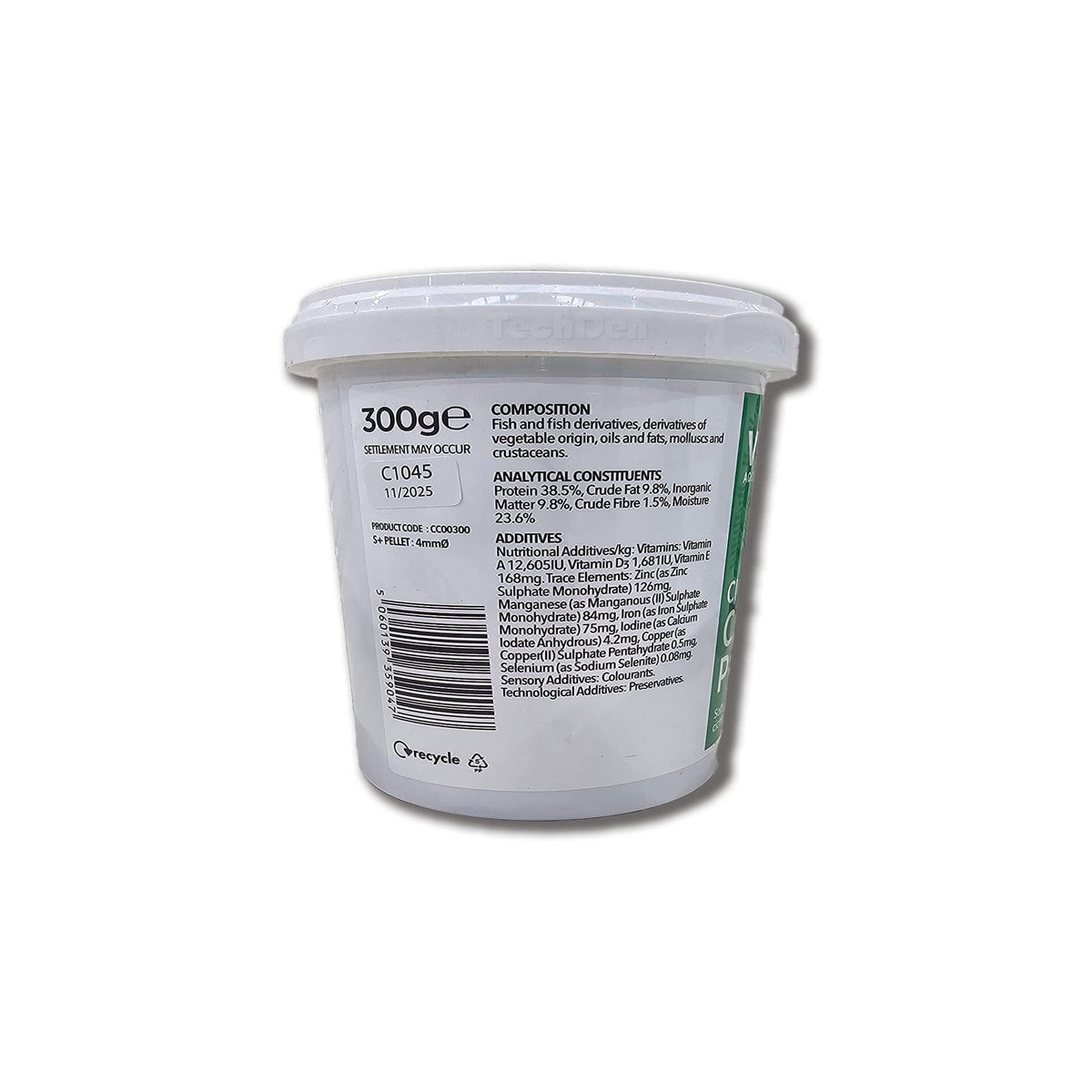 Vitalis Cichlid Carnivore Pellets 300g (4mm)