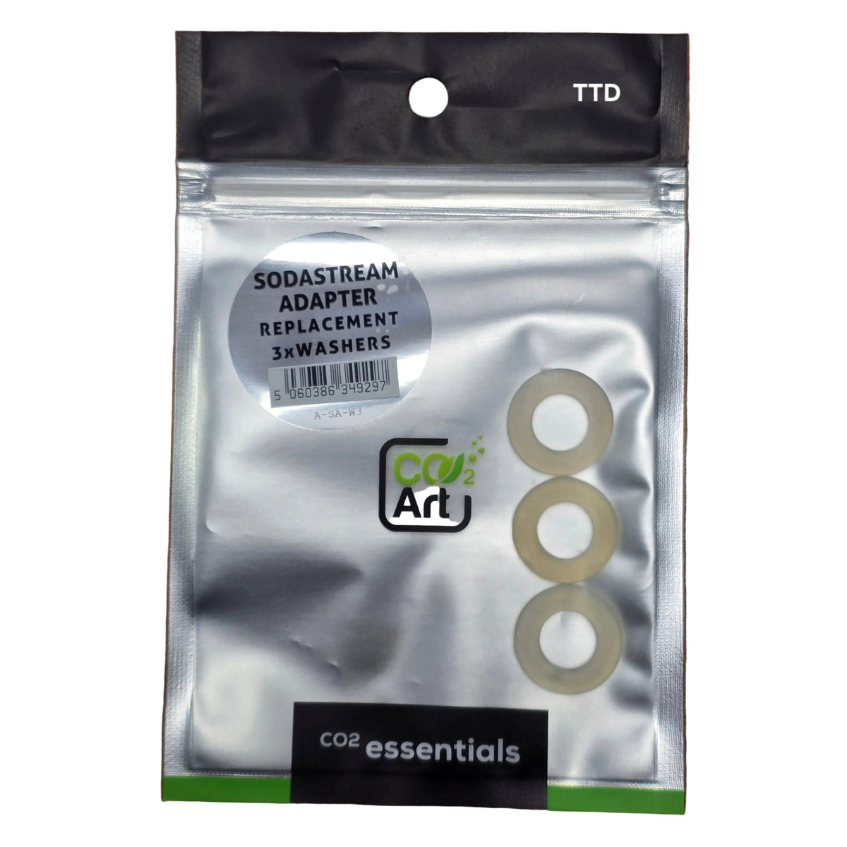 CO2 Art Replacement Seal x3 for Sodastream and Paintball Adapter