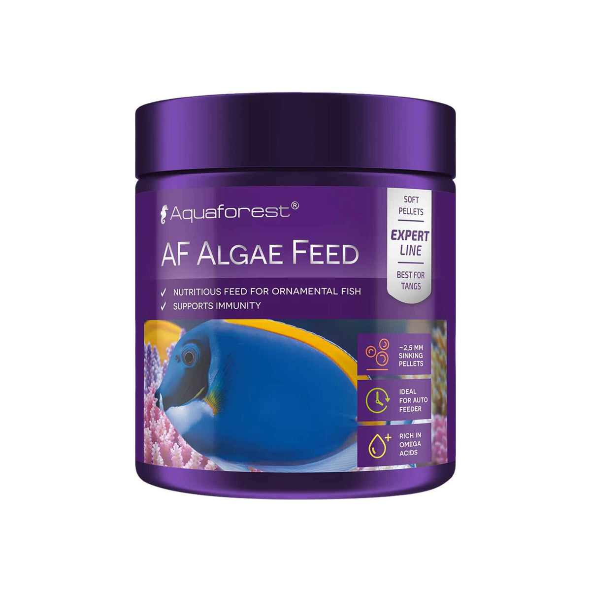 Aquaforest 120g Algae Feed L Sinking Pellet Fish Food