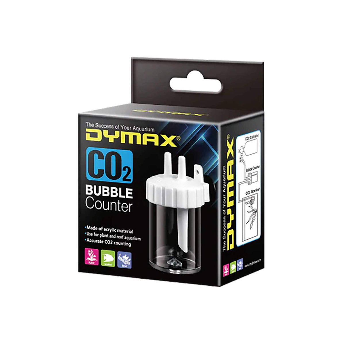 Dymax CO2 Bubble Counter - Plastic