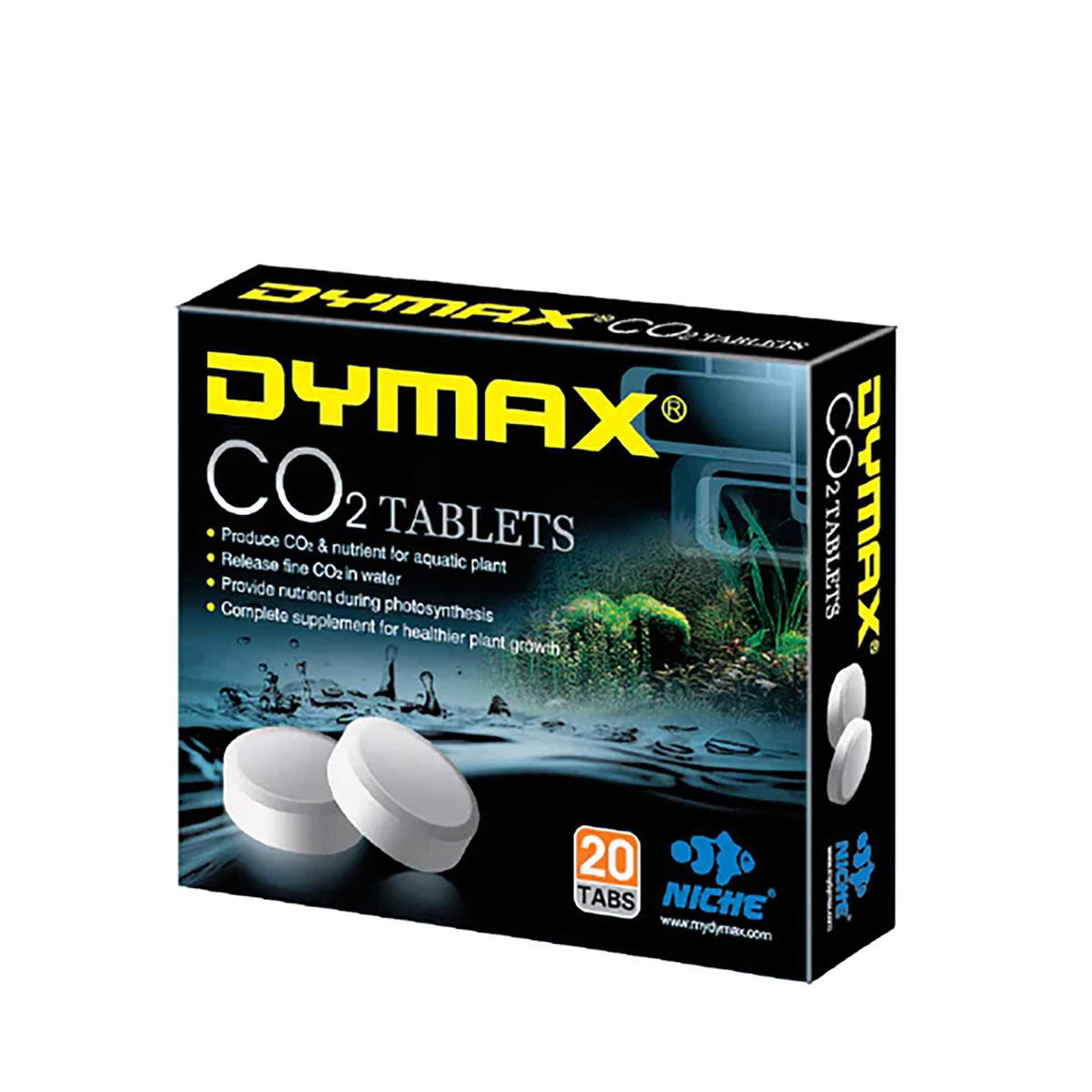 Dymax CO2 Tablets - 20 Tablets / Box