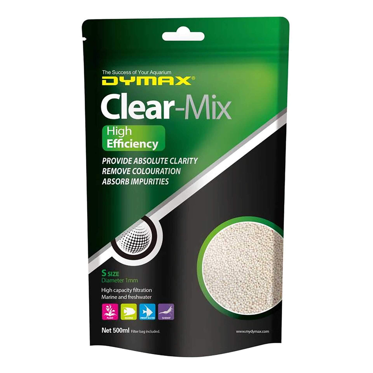 Dymax Clear-Max 500ml - Provides Clarity and Removes Colouration