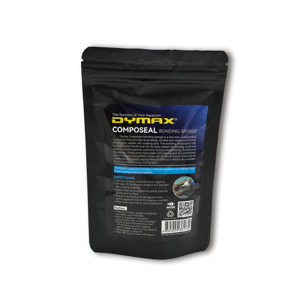 Dymax Composeal Dark Grey 25g
